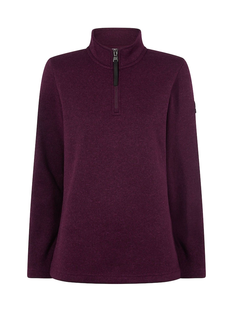 Ljubičasto - Tog 24 Pearson Knitlook Zipneck Deep Fleece - Slika 7 od 7 Ljubičasto - Tog 24 Pearson Knitlook Zipneck Deep Fleece - Slika 7 od 7