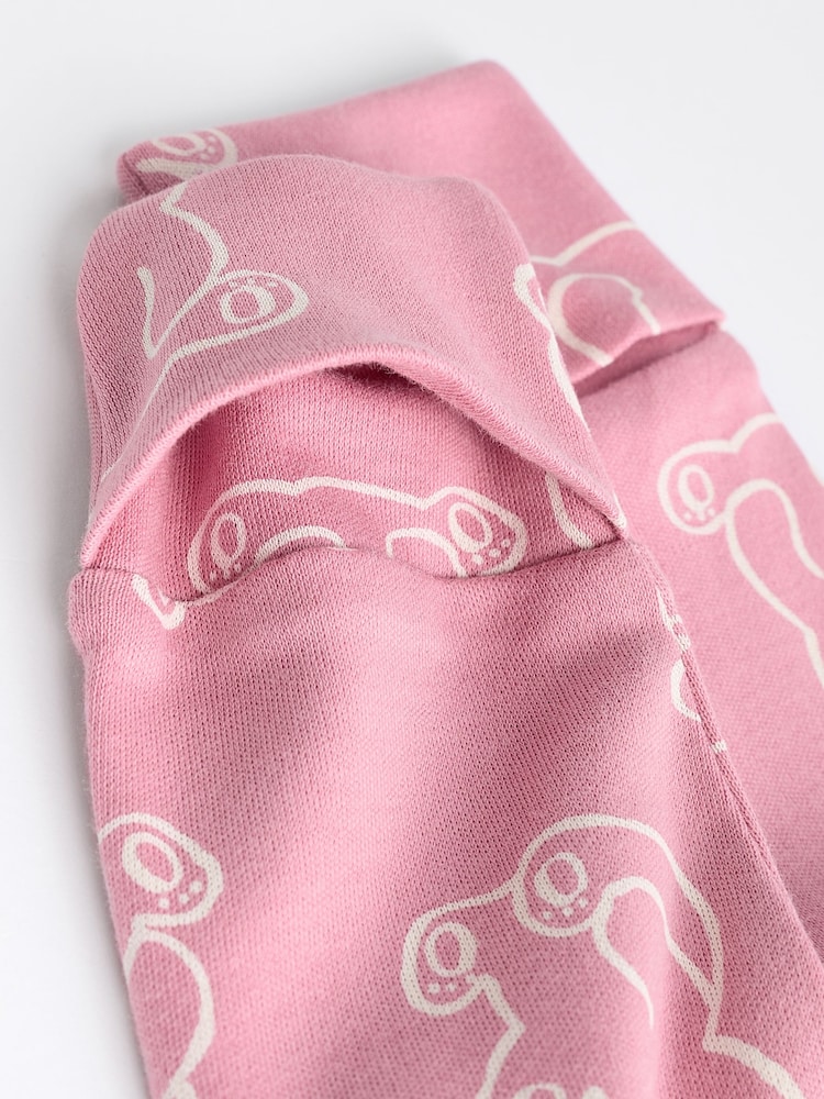Rose - Lot de 3 dors-bien imprimés en coton 100% coton bébé (0-2ans) - Image 11 of 12