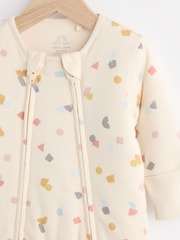 Multi 2.5 Tog Wadded Zip Sleepsuit - Image 3 of 6