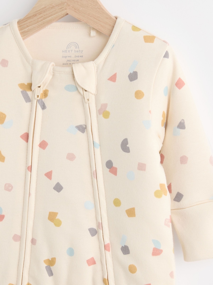 Multi 2.5 Tog Wadded Zip Sleepsuit - Image 3 of 6