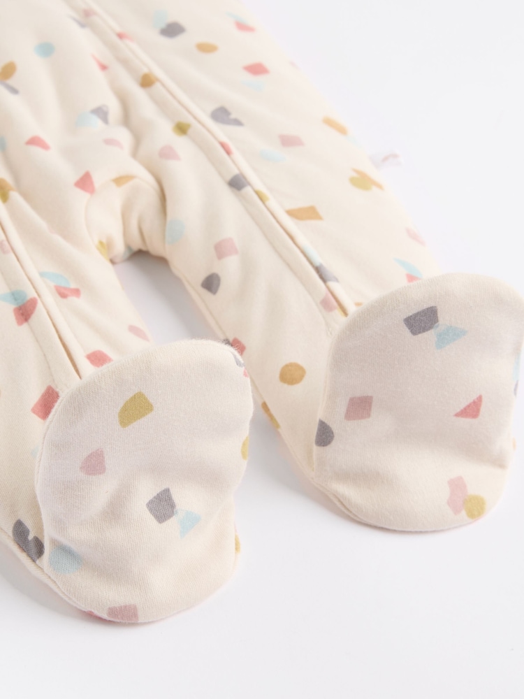 Multi 2.5 Tog Wadded Zip Sleepsuit - Image 4 of 6