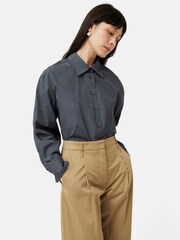 Jigsaw Cotton Poplin Shirt - Image 1 of 6