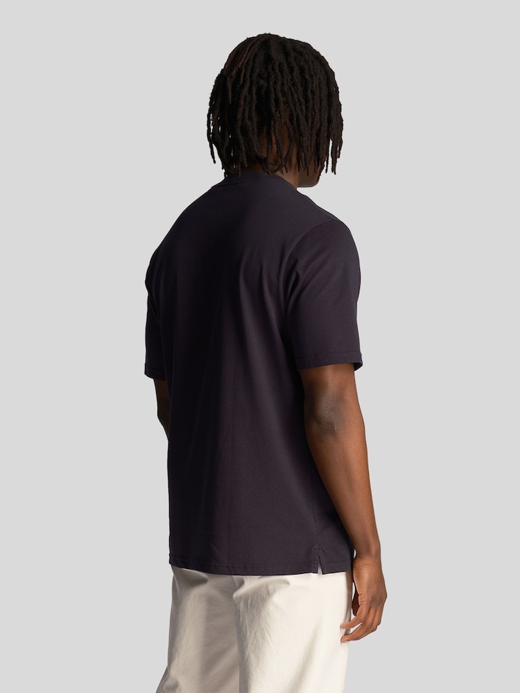 Lyle & Scott Blue Oversized 100% Cotton T-Shirt - Image 2 of 5