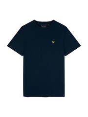 Lyle & Scott Blue Oversized 100% Cotton T-Shirt - Image 5 of 5
