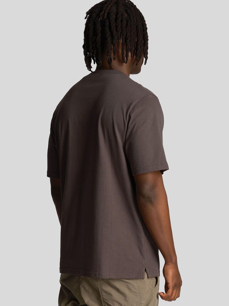 Lyle & Scott Grey Oversized 100% Cotton T-Shirt - Image 2 of 5