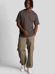Lyle & Scott Grey Oversized 100% Cotton T-Shirt - Image 3 of 5