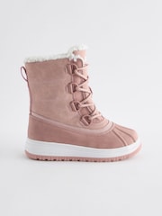 Pink Waterproof Thinsulate Lined Snowboots - Image 2 of 6
