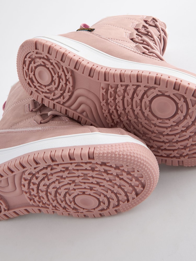 Pink Waterproof Thinsulate Lined Snowboots - Image 4 of 6