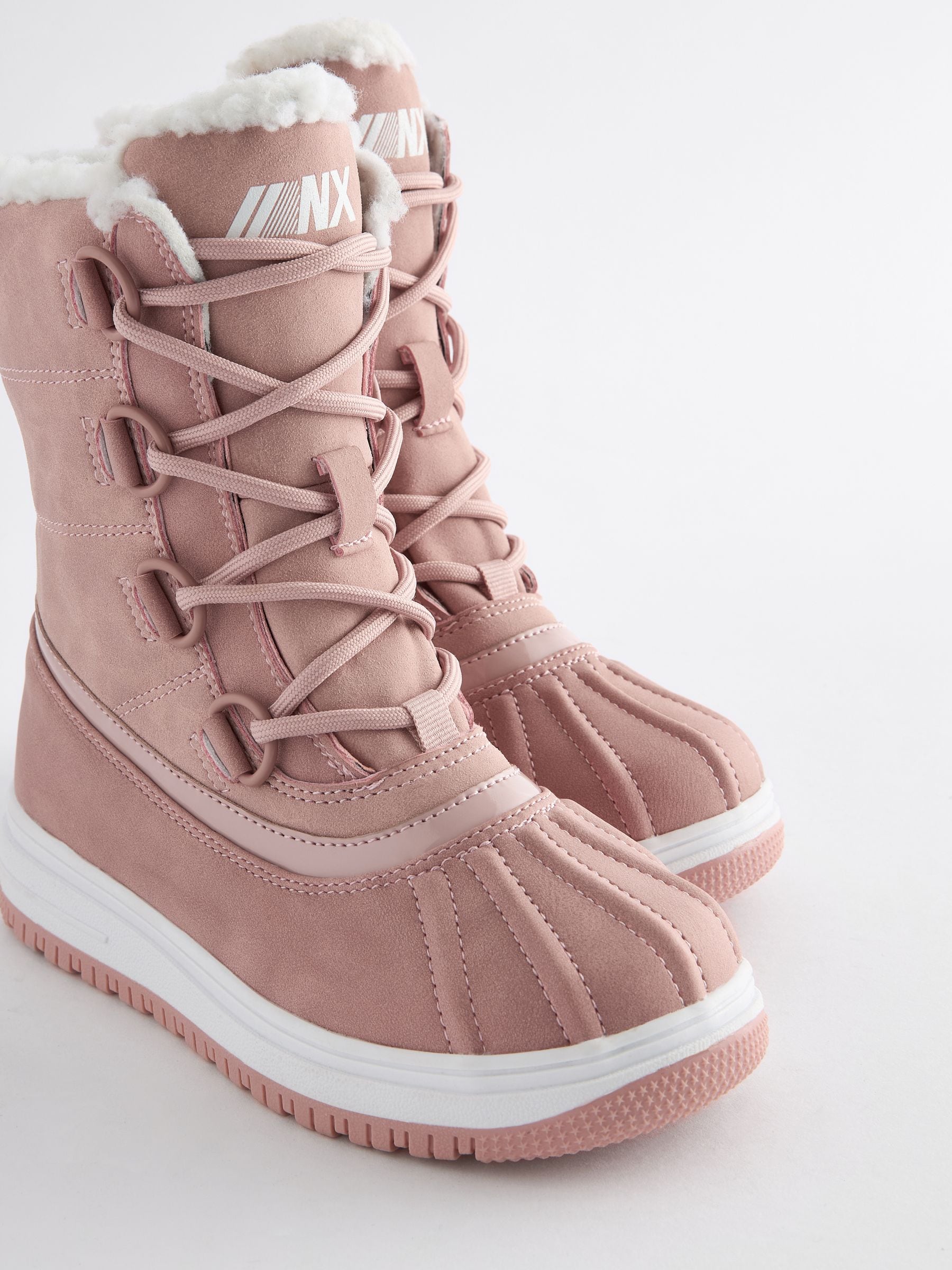 Buy Pink Waterproof Thinsulate Lined Snowboots from Next Canada