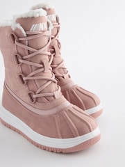 Pink Waterproof Thinsulate Lined Snowboots - Image 5 of 6