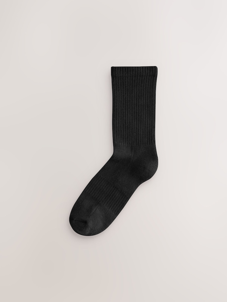 Noir - Paquet de chaussettes de sport essentielles 6 - Image 3 of 8