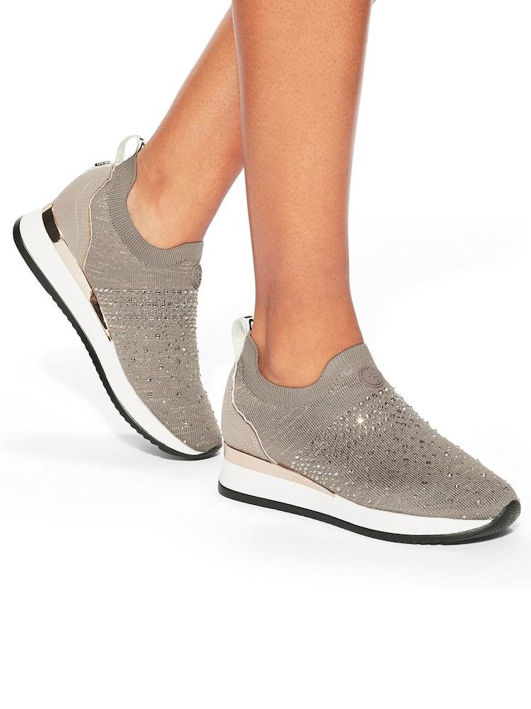 KG Kurt Geiger Grey Trainers - Image 1 of 5