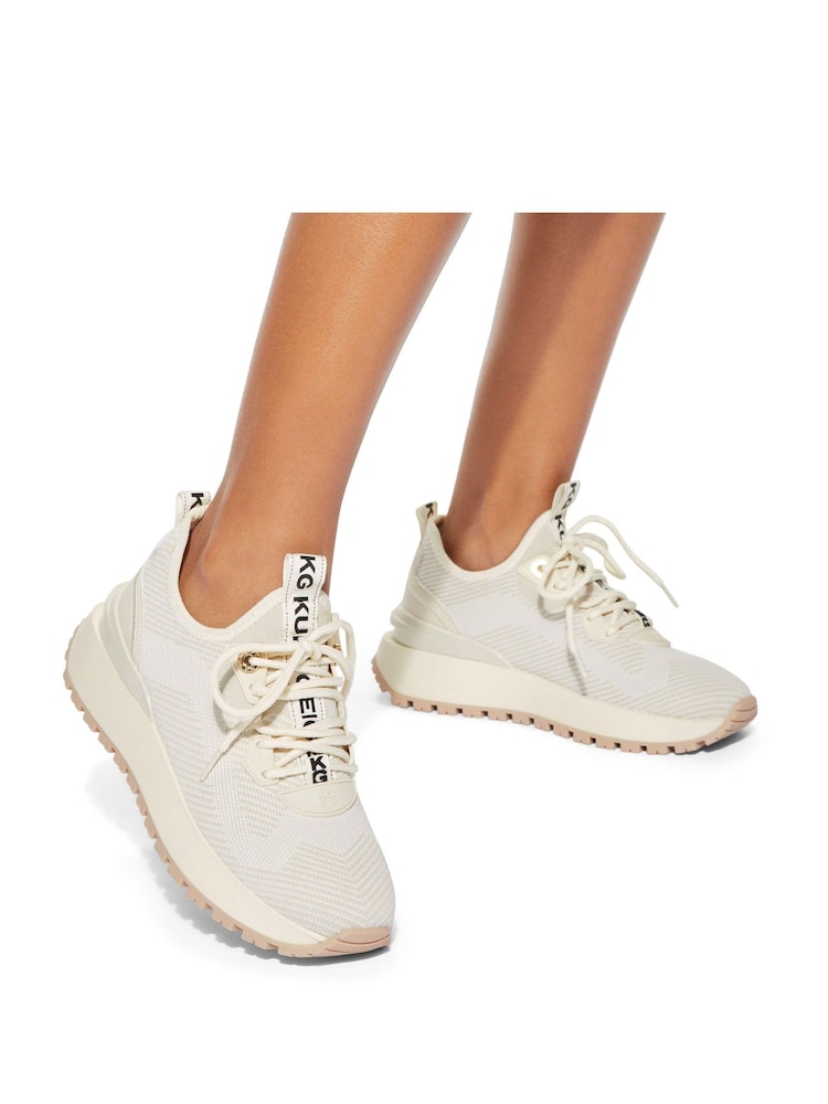 Cream - KG Kurt Geiger Louisa Pletene superge - Slika 5 iz 5