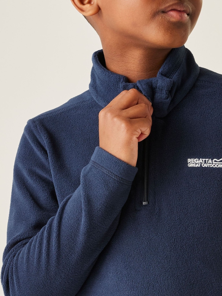 Regatta Blue Hot Shot Half Zip Fleece - Image 5 of 5 Regatta Blue Hot Shot Half Zip Fleece - Image 5 of 5