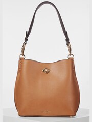 Luella Grey Brown Celia Hobo Tote Bag - Image 1 of 4