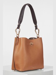 Luella Grey Brown Celia Hobo Tote Bag - Image 3 of 4