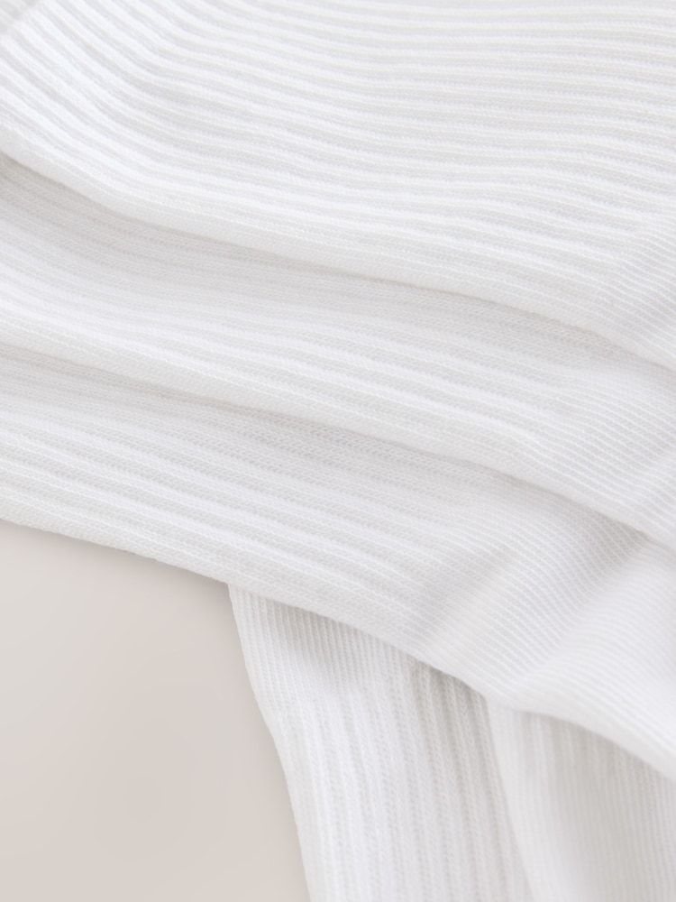 White Essential Sports Socks 6 Pack - Image 5 of 5