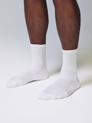 White Essential Sports Socks 6 Pack - Image 6 of 7