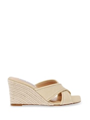 Steve Madden Cream Sundown Sandals - Image 1 of 6