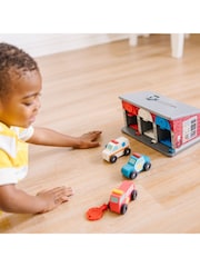 Melissa & Doug Natural Keys & Cars Rescue Garage - Image 2 of 9