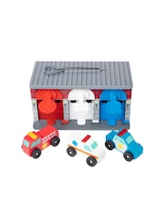 Melissa & Doug Natural Keys & Cars Rescue Garage - Image 4 of 9