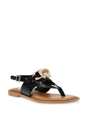 Steve Madden Genie Black Sandals - Image 2 of 6