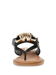 Steve Madden Genie Black Sandals - Image 4 of 6