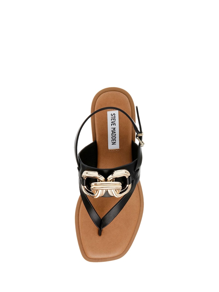 Steve Madden Genie Black Sandals - Image 6 of 6