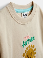 JoJo Maman Bébé The Future Belongs to Everyone Graphic T-Shirt - Image 3 of 6