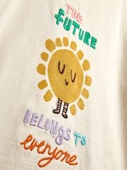 JoJo Maman Bébé The Future Belongs to Everyone Graphic T-Shirt - Image 5 of 6