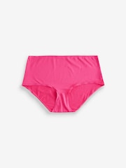 Red/Navy/Green Midi Microfibre Knickers 5 Pack - Image 7 of 10