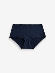Red/Navy/Green Midi Microfibre Knickers 5 Pack - Image 9 of 10