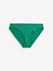 Red/Navy/Green High Leg Microfibre Knickers 5 Pack - Image 5 of 9