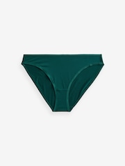 Red/Navy/Green High Leg Microfibre Knickers 5 Pack - Image 6 of 9