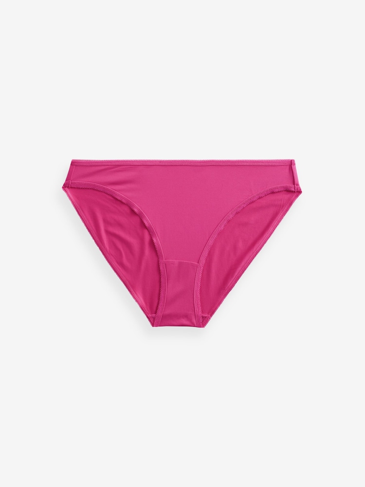 Rouge/Marine/Vert - Culotte en microfibre 5 Pack - Image 7 of 9