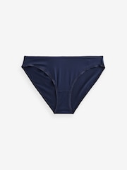 Red/Navy/Green High Leg Microfibre Knickers 5 Pack - Image 8 of 9