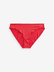 Red/Navy/Green High Leg Microfibre Knickers 5 Pack - Image 9 of 9