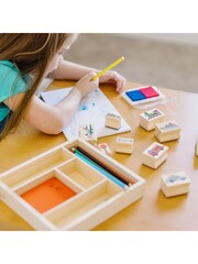 Melissa & Doug Natural Vehicle Stamp Set - Image 6 of 8