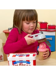 Melissa & Doug Natural Scoop And Stack Ice Cream Cone Playset - Image 8 of 9