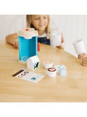 Melissa & Doug Natural Wooden Brew And Serve Coffee Set - Image 5 of 9