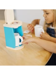 Melissa & Doug Natural Wooden Brew And Serve Coffee Set - Image 6 of 9