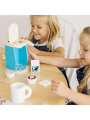 Melissa & Doug Natural Wooden Brew And Serve Coffee Set - Image 8 of 9