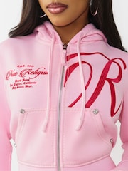 True Religion Embr Big T Shrunkn Zip Hoodie - 画像 3 / 4