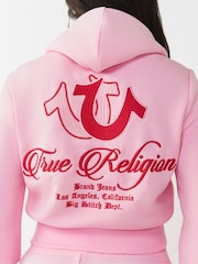 True Religion Embr Big T Shrunkn Zip Hoodie - 画像 4 / 4