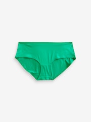 Red/Navy/Green Short Microfibre Knickers 5 Pack - Image 5 of 8