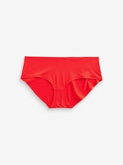 Red/Navy/Green Short Microfibre Knickers 5 Pack - Image 6 of 8