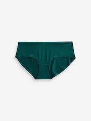 Red/Navy/Green Short Microfibre Knickers 5 Pack - Image 7 of 8