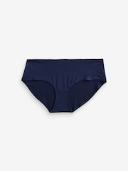 Red/Navy/Green Short Microfibre Knickers 5 Pack - Image 8 of 8