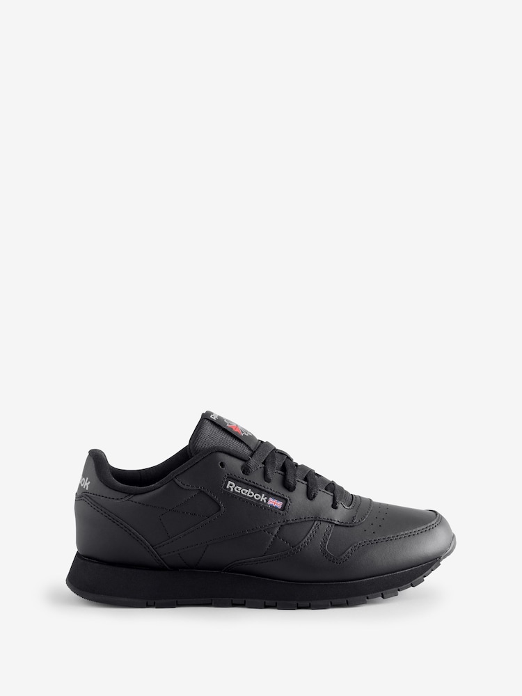 Reebok Leather Black Trainers - Image 1 of 1