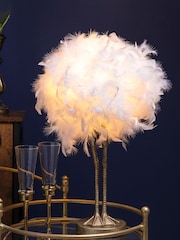 BHS Gold Ada Ostrich Legs Table Lamp - Image 1 of 2
